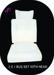 2 X 1 BUS SEAT WITH HEAD BB - 44