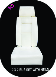 2 X 2 BUS SEAT WITH HEAD BB - 38